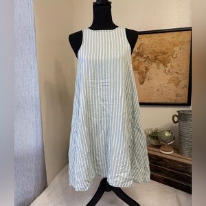 Velvet Heart stripe sleeveless mini dress